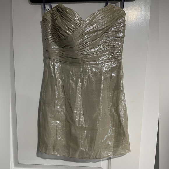 Vera Wang fold mini dress size 4 - Picture 1 of 4